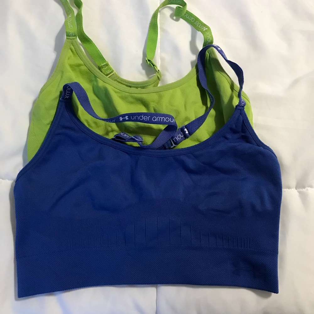 Set of two under armour sports bras!
